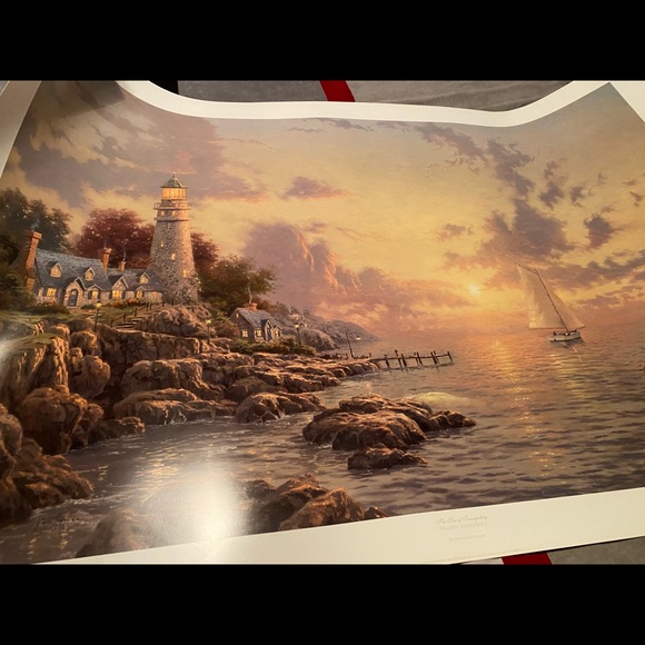 Thomas kinkade “Sea of Tranquility” 1998 - Picture 1 of 4